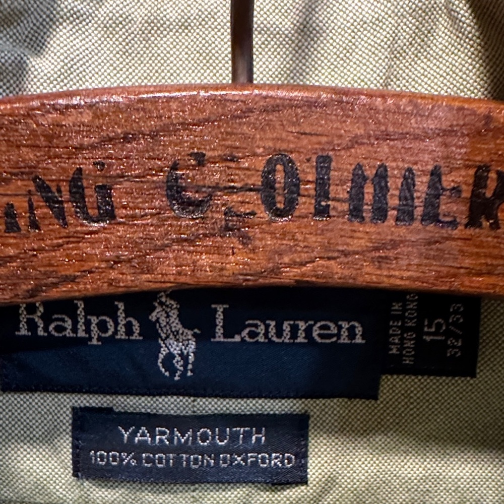 Polo by Ralph Lauren Light Green Casual Shirt - Picture 2 of 5
